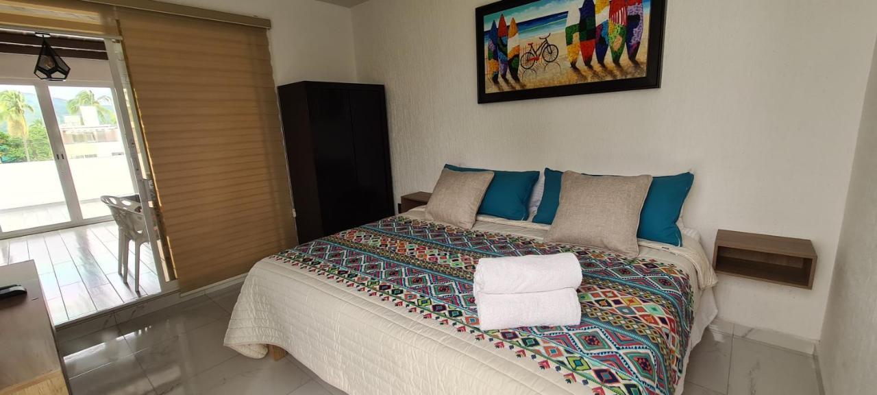 Apartamento Moderno depa con terraza y vista extraordinaria Manzanillo Exterior foto