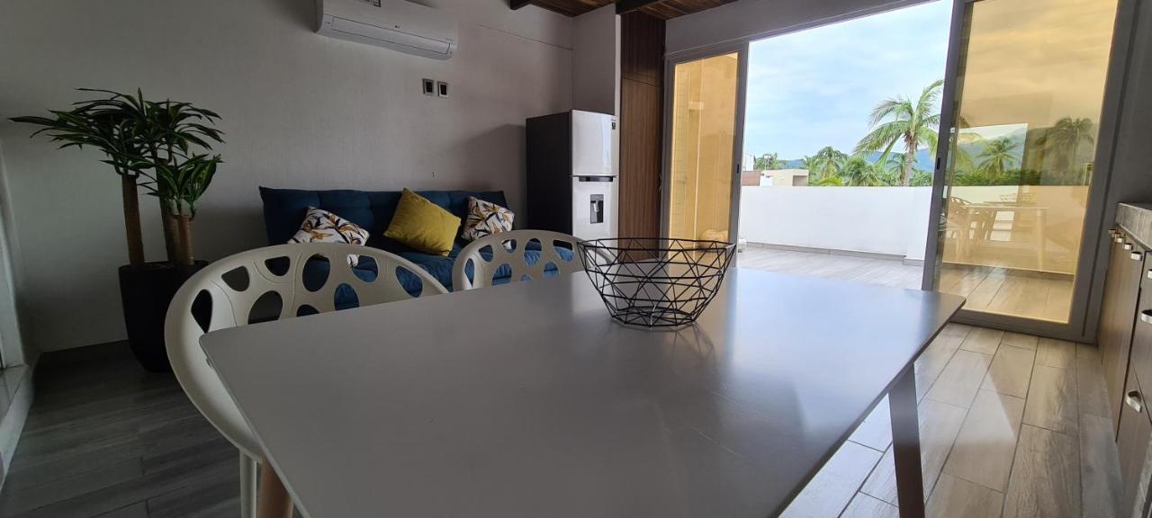 Apartamento Moderno depa con terraza y vista extraordinaria Manzanillo Exterior foto