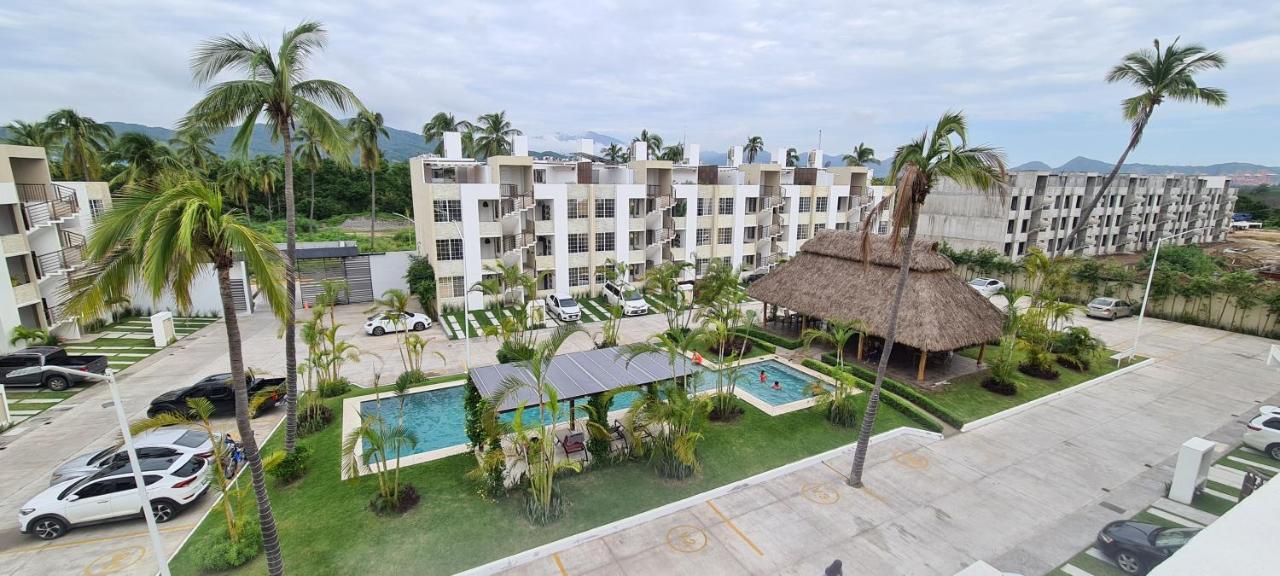 Apartamento Moderno depa con terraza y vista extraordinaria Manzanillo Exterior foto